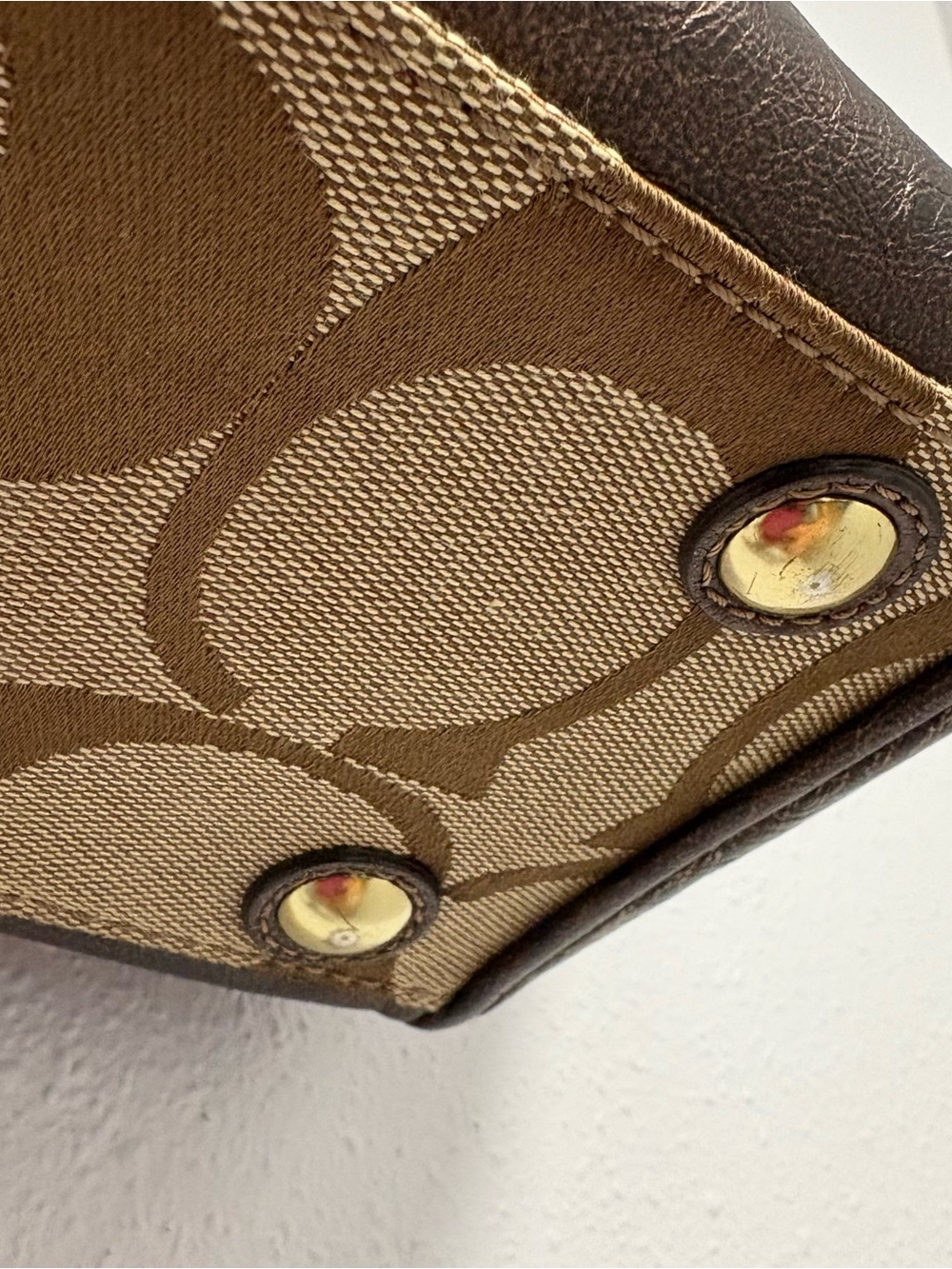 Vintage 2008 Coach Hamptons Madeline Signature Satchel (Style 12463) – Excellent - Picture 9 of 16